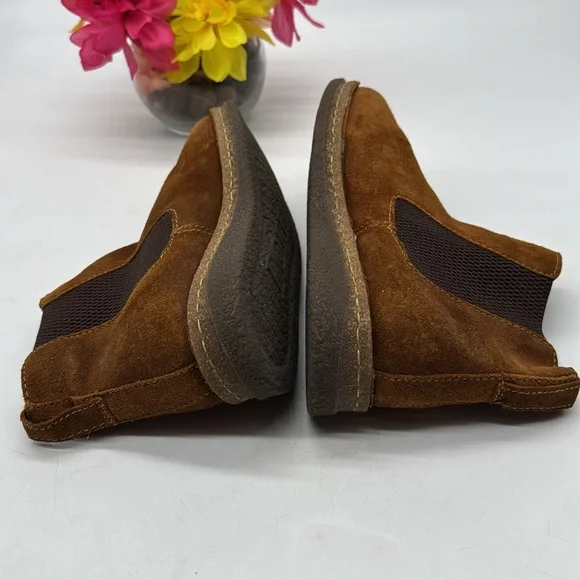 Born Women's Brown Suede Ankle Boots Size 7 MCA8422C - Picture 4 of 6